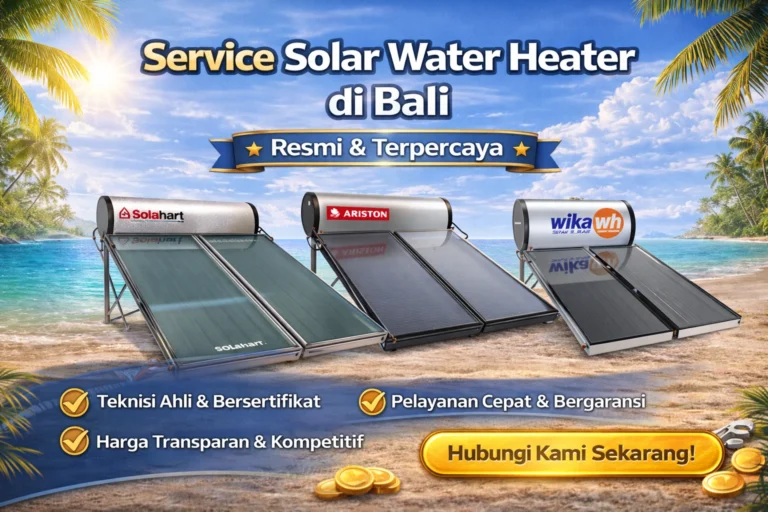 Service Solar Water Heater di Bali
