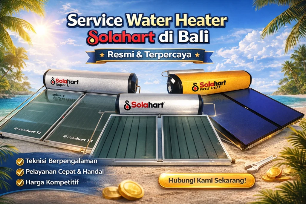 Service Water Heater Solahart di Bali